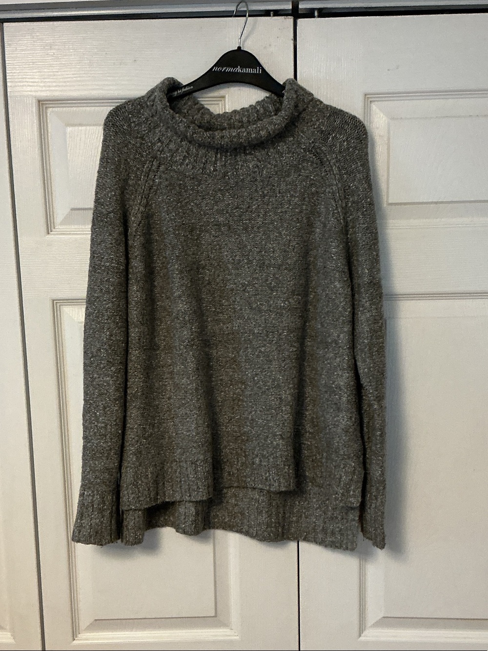 H&M Gray Cowlneck Knit Sweater